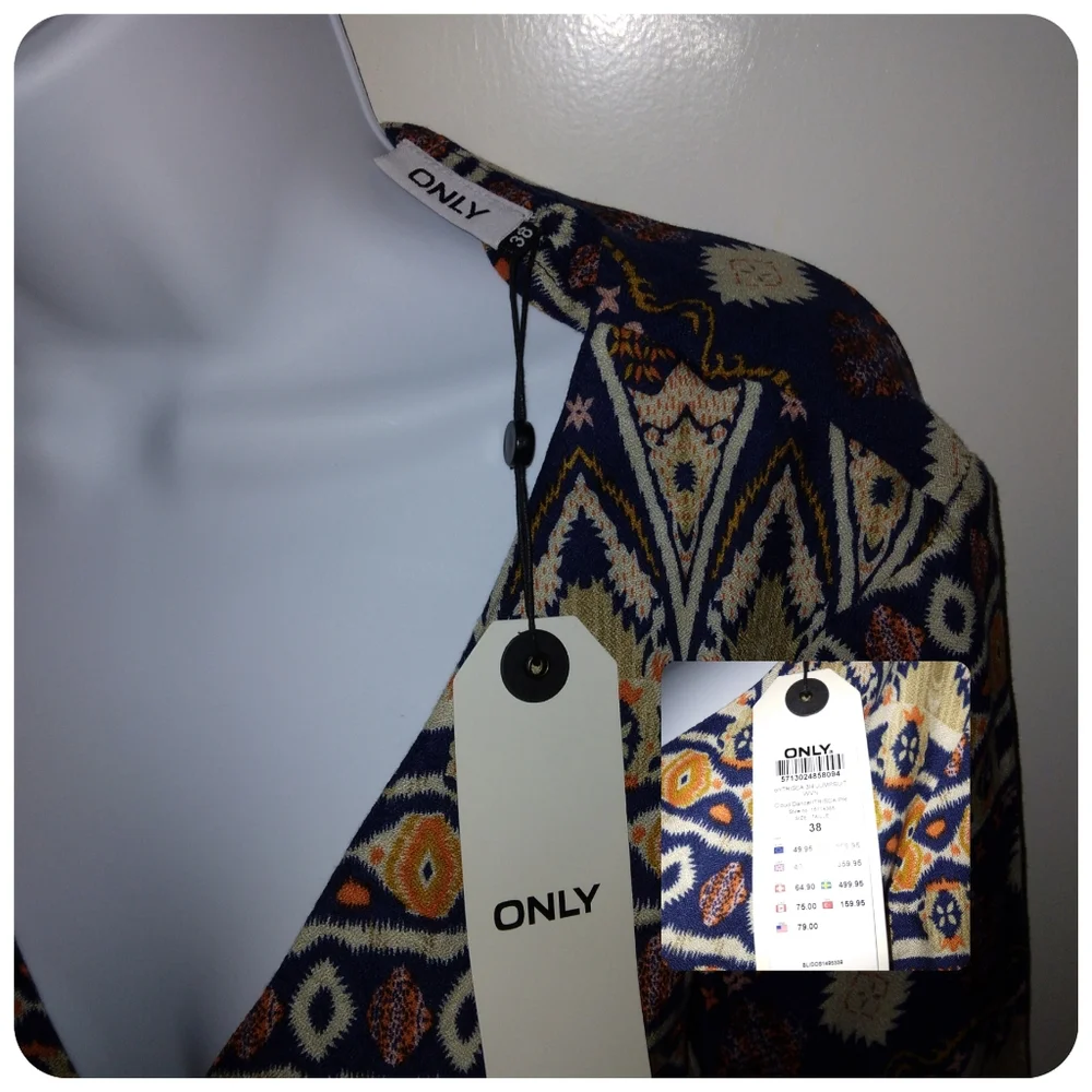 ONLY (Asos) NWT Geo Tribal Printed Jumpsuit - Picture 11 of 13